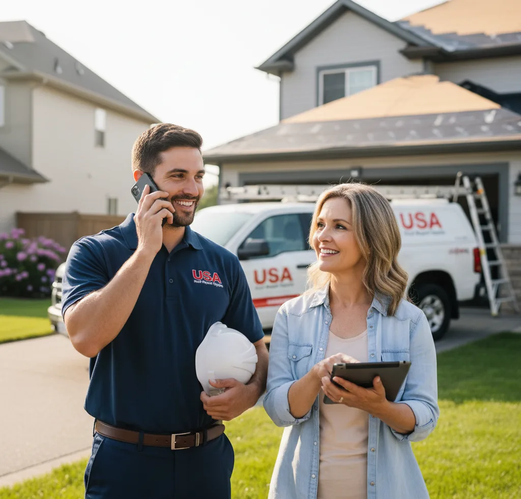 USA Roof Repair Experts customer support in West Bountiful